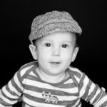 7 months old boy black & white fancy peng fella
