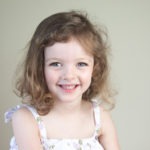 3 year old girl portrait head shots