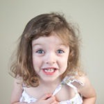 3 year old girl portrait head shots