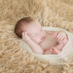 Oliver 9 days old color boy newborn sessions indoor baby portrait photo