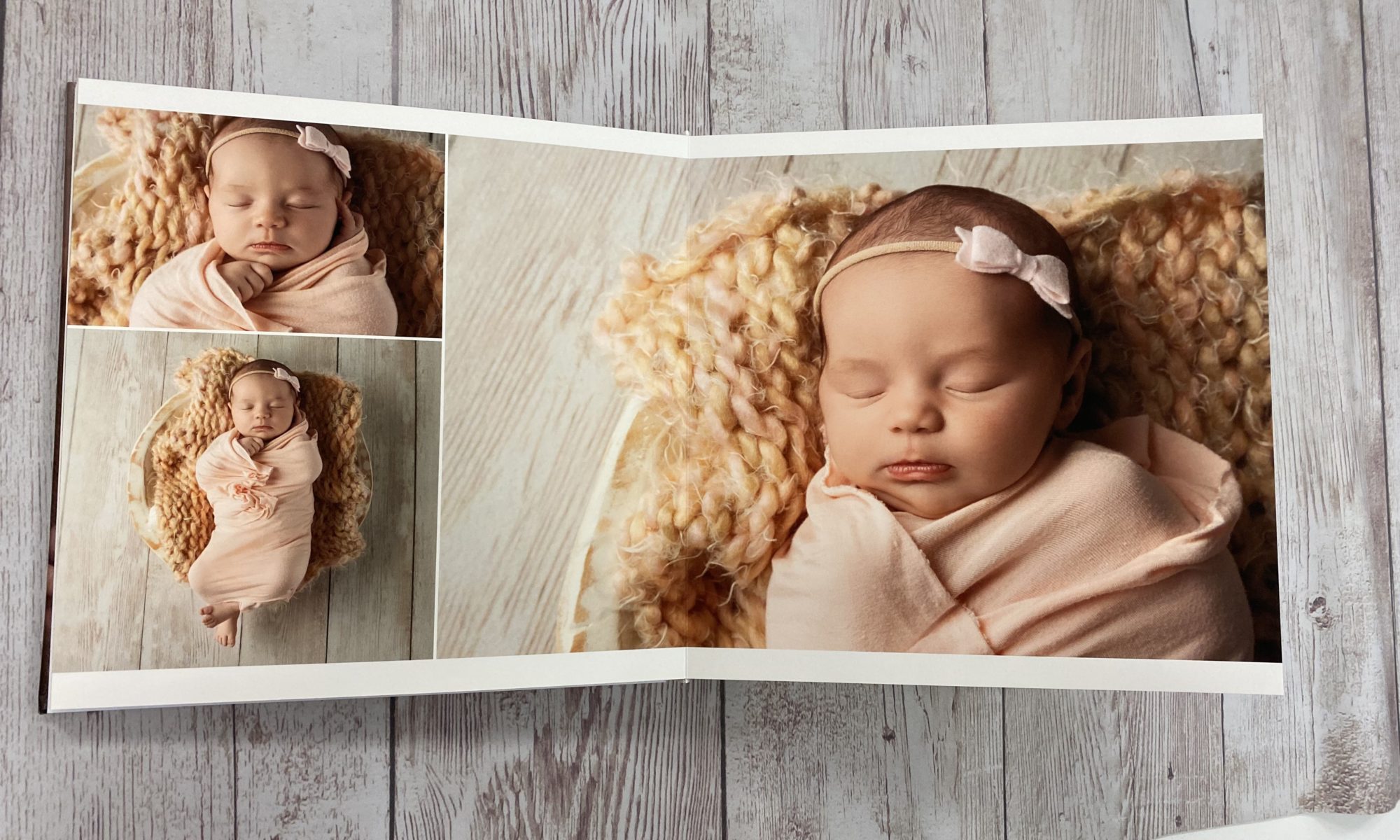 contact us today, Charlotte Newborn Photographssweet newborn portrait album