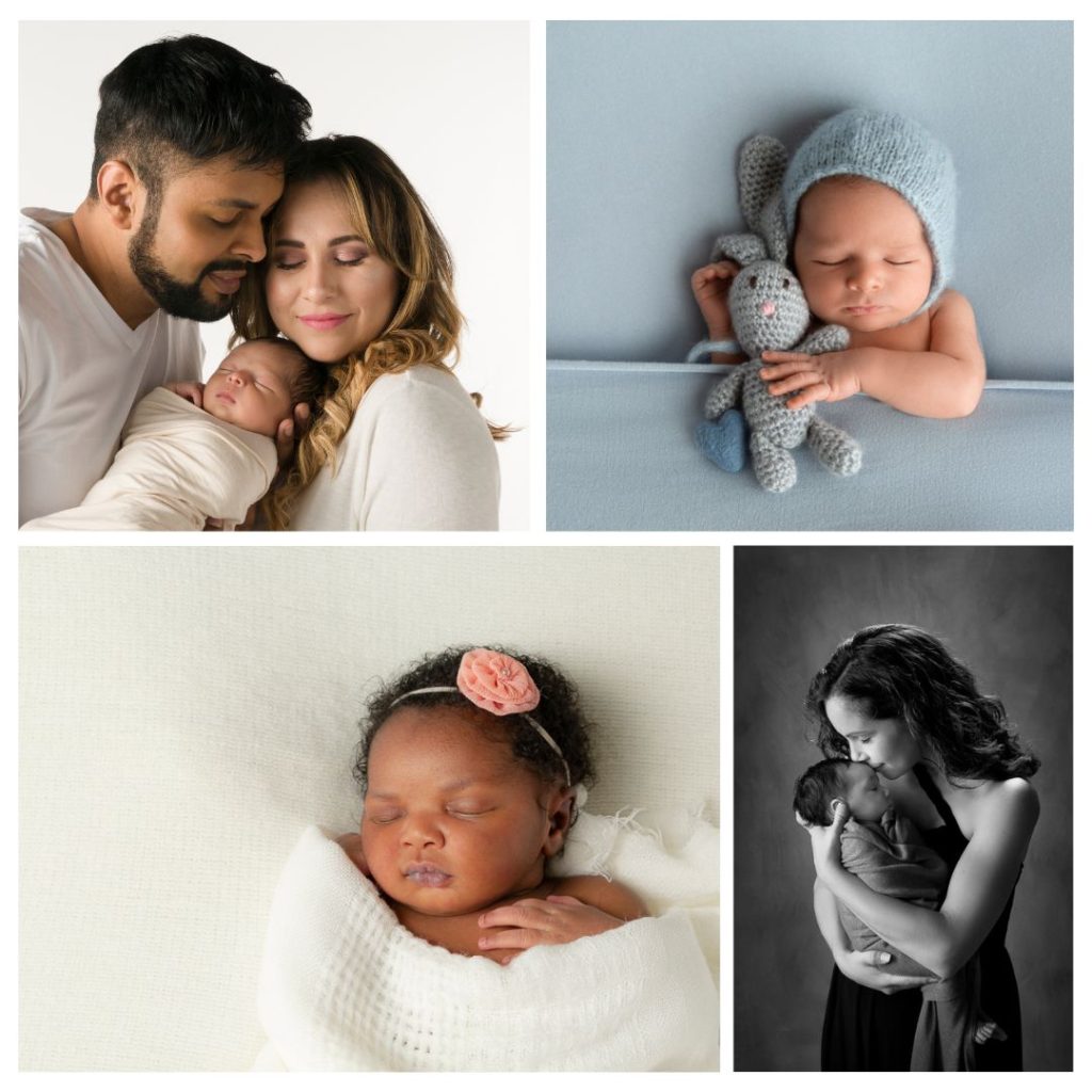 studio newborn portraits, when to schedule newborn photography
