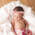 Nina's newborn session newborn baby girl portraits pink