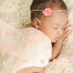 Nina's newborn session newborn baby girl portraits pink