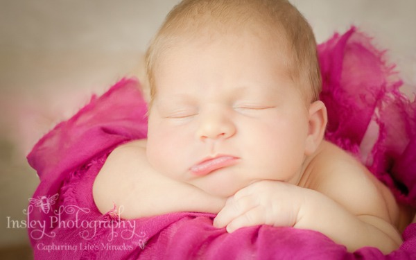 Peyton newborn baby girl pink