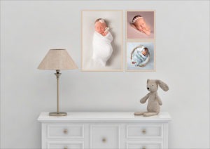 how it works, Begin with a plan, Charlotte Newborn Portraits collage in a nursery 