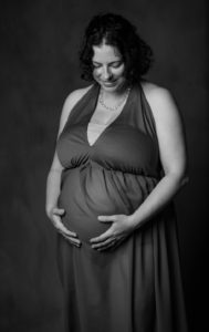 Miracles do happen, b&W pregnancy photo, fort mill SC
