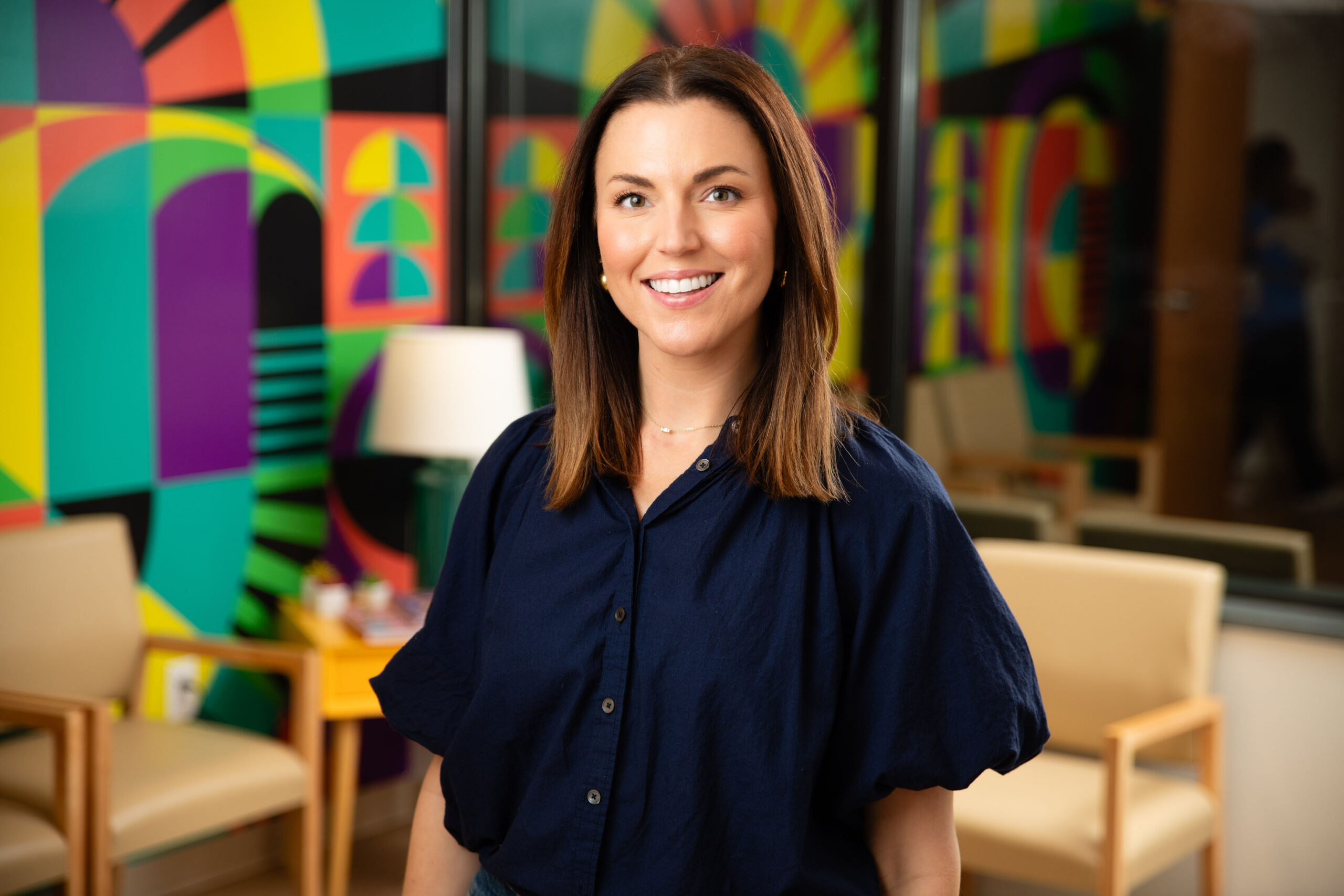 Ensley Henderson, Membership + Onboarding Specialist at Living Water Pediatrics, in the practice's Charlotte office