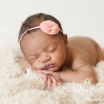 Nina's newborn session newborn baby girl portraits pink