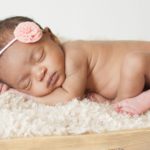 Nina's newborn session newborn baby girl portraits pink