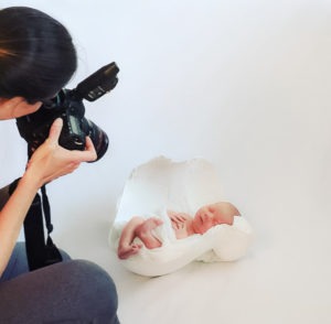 behind the scenes at a newborn portrait session belly cast, Charlotte, NC, Fort Mill, SC, Tega Cay, SC begin with a plan