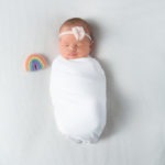 Charlotte Newborn Miracle Rainbow baby girl, Fort Mill SC, portrait
