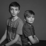 my boys serious black and white portrait my why Charlotte child photographer