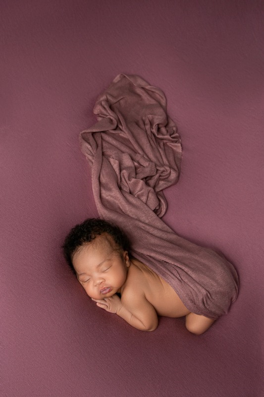 baby photography, girl in mauve, Pineville, NC , Charlotte, NC
