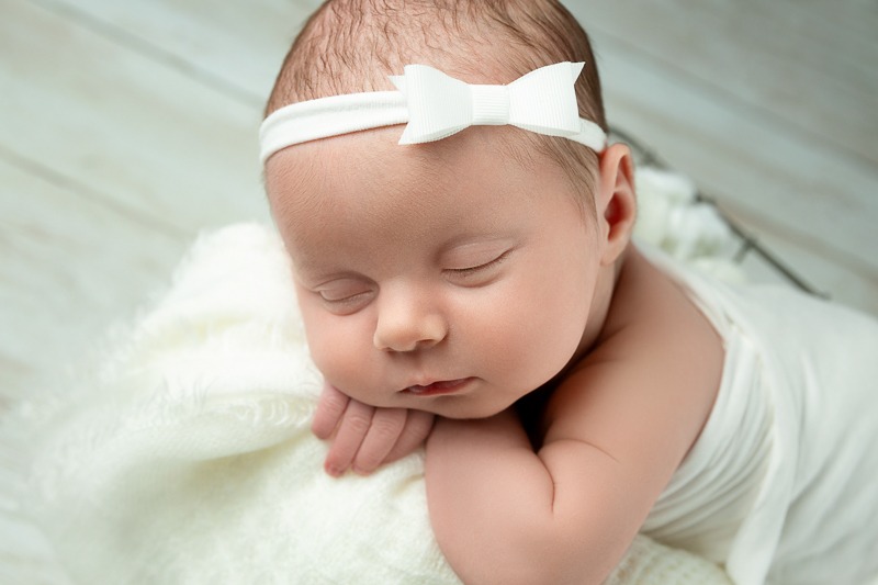 newborn baby girl white, Pineville, NC, Charlotte, NC, baby photography